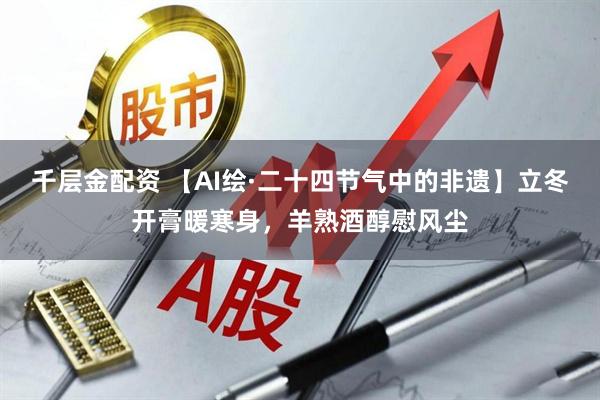 千层金配资 【AI绘·二十四节气中的非遗】立冬开膏暖寒身，羊熟酒醇慰风尘
